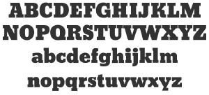 Bevan: Free Slab Serif Fonts