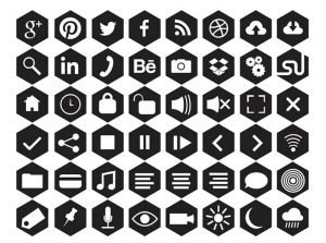 Free Hexagonal Icons