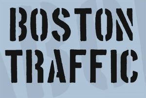 best stencil fonts - boston traffic