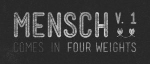 Mensch: Free Inline Fonts