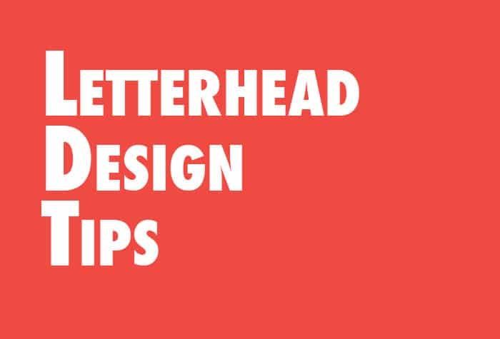 letterhead design tips