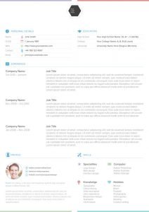 free resume templates 2