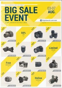 sales flyer template