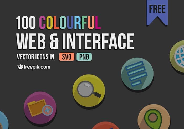 Free Web Interface Icons (PNG + SVG)