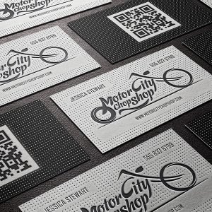 Letterpressed & Embossed Business Cards