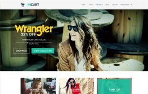 incart responsive woocommerce wordpress theme screenshot