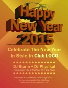 New Years Flyer Template
