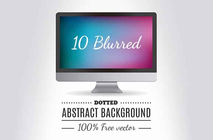 10 Blurred Dotted Abstract Backgrounds