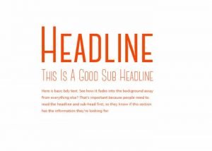 Hierarchy in page layouts