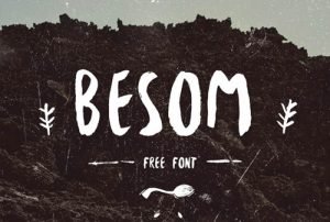 besom free font