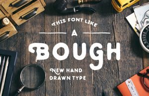 bough free font