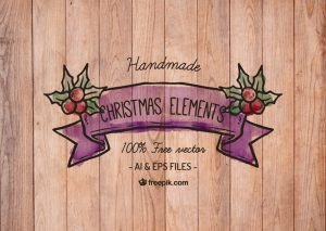 handmade christmas elements feat