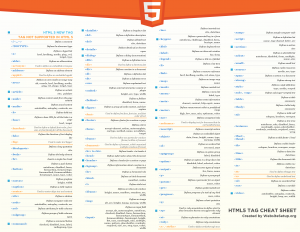 html5 cheat sheet