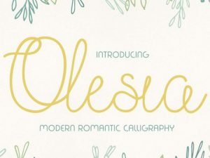 Olesia Free Font Collection