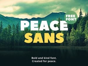 Peace Sans Free Font