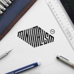 cool typography examples - minimalism