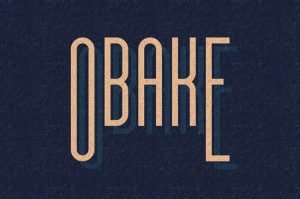 Obake tall thin font