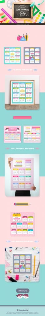  free school calendar templates design crawl
