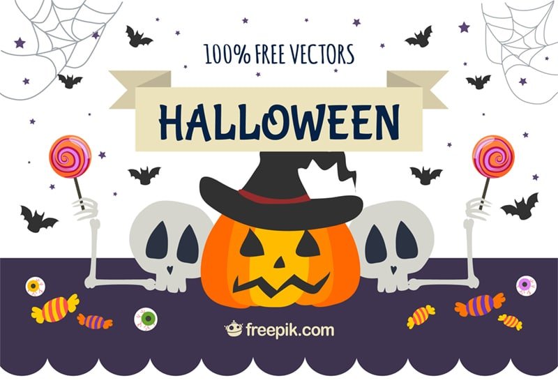 Free Halloween Patterns and Backgrounds (Ai + EPS)